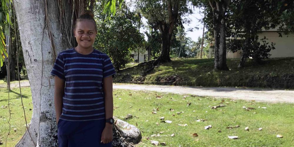 Mitlyn Todonga is now 15 and studying in the seventh grade. She has been taking Bible studies and plans to be baptized soon. (Andrew McChesney / Adventist Mission)